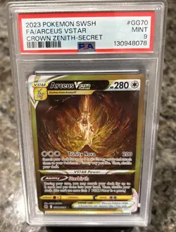 Arceus VSTAR #GG70 - Crown Zenith - PSA 9 - Pokemon TCG - Image 1