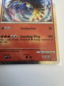 Ho-Oh SL5 Call of Legends Holo Secret Rare Shiny Shining Pokemon Card NM - Image 2