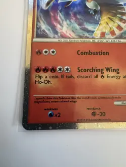 Ho-Oh SL5 Call of Legends Holo Secret Rare Shiny Shining Pokemon Card NM - Image 5