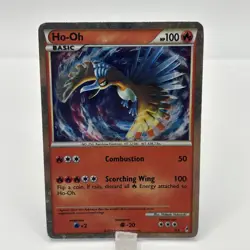 Pokemon TCG Ho-Oh SL5 Shiny Holo Card Call of Legends Series LP - Image 1