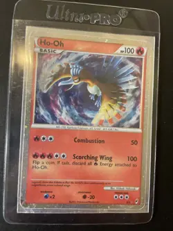 Pokemon TCG Ho-Oh SL5 Shiny Holo Card Call of Legends Series - Image 1