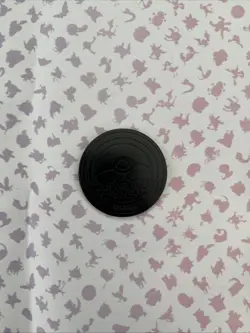 Pokemon Mew Pink Glitter Holo Foil Jumbo 2" Coin 151 Ultra Premium Collection - Image 2