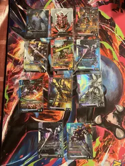 gundam card game Card Lot Of 11 - Image 1
