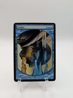 Hinder - Textless Player Rewards NM, English MTG Magic Promos - Image 1