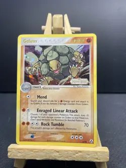 Golem 6/92 Pokemon Ex Legend Maker Reverse Holo Rare Stamped Pokemon Card - Image 1