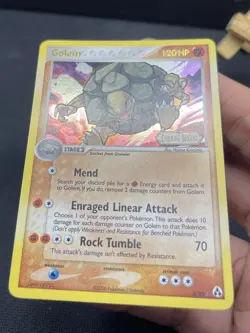 Golem 6/92 Pokemon Ex Legend Maker Reverse Holo Rare Stamped Pokemon Card - Image 4