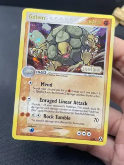 Golem 6/92 Pokemon Ex Legend Maker Reverse Holo Rare Stamped Pokemon Card - Image 5