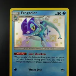 Frogadier SV12/SV94 Pokemon Hidden Fates Holo Card - Image 2
