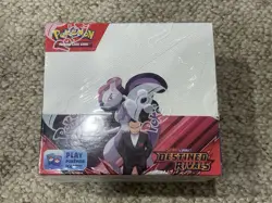 Pokemon TCG Destined Rivals Booster Box Factory Sealed 36 Packs - Image 1