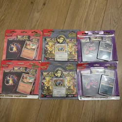 6 X Pokemon TCG: Ascended Heroes Tech Sticker & Blister Pack Bundle (16 packs) - Image 1
