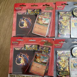6 X Pokemon TCG: Ascended Heroes Tech Sticker & Blister Pack Bundle (16 packs) - Image 2