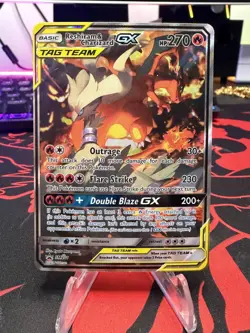 Reshiram & Charizard GX Pokemon Sun & Moon Black Star Promo #SM201 - Image 1