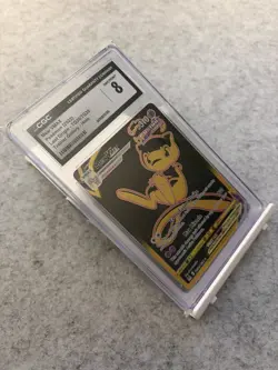 2022 Pokemon TCG Sword & Shield Lost Origin #TG30 Mew VMAX FA CGC 8 - Image 1