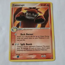 Pokemon ex Deoxys Special Rare Non-Holo Camerupt 4/107 *READ DESCRIPTION* - Image 2