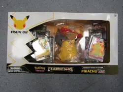 Pokemon TCG Celebrations 25th Anniversary Pikachu VMax Premium Figure Collection - Image 1
