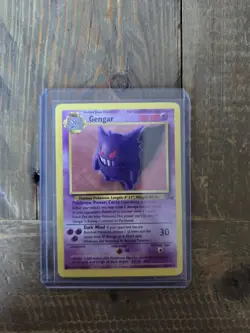 Gengar 20/62 Original Non Holo Rare Fossil Set Pokemon TCG WOTC - LP - Image 2