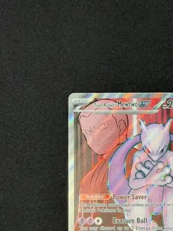 Pokemon Team Rocket's Mewtwo ex 213/182 SV10 Destined Rivals Holo Ultra Rare NM - Image 3