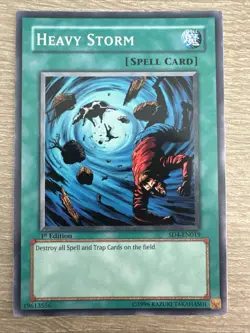 Heavy Storm SD4-EN019 LP Structure Deck: Fury From the Deep 1st Edition - Image 1