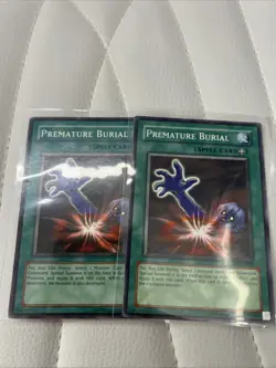 2x Premature Burial - SD7-EN018 - Common - Unlimited Edition - Lp - Image 1