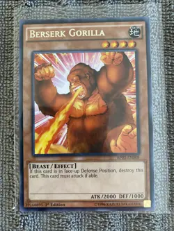 Berserk Gorilla - Yu-Gi-Oh! - BP03-EN0058- 1st Ed. -Rare- LP - Image 1