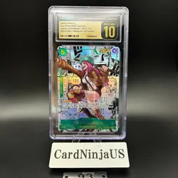 PRISTINE CGC10 ONE PIECE OP12-LEGACY OF THE MASTER #118 JEWELRY BONNEY Japanese - Image 1