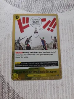 You're the One Who Should Disappear - One Piece CCG: Wings of the Captain (OP06) - Image 1