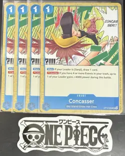4 x One Piece OP12-059 UC Concasser - ENG - Regular - Playset - NM/M - Image 1
