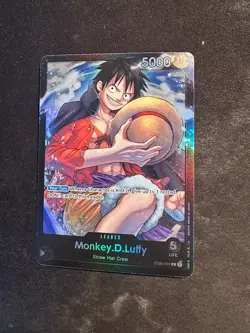 Monkey.D.Luffy - ST08-001 - Leader - One Piece Card Game N/M - Image 1