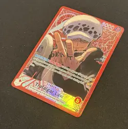 Trafalgar Law - OP14-001 Leader (Alternate Art)The Azure Sea's Seven Foil NM - Image 3