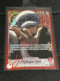 Trafalgar Law - OP14-001 (Alternate Art) OP14-001 The Azure Sea's Seven Foil NM - Image 1