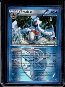 2013 Pokemon Black & White Plasma Blast Froslass Reverse Holo #23/101 - Image 1