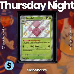 2024 POKEMON SV PALDEAN FATES - PAF EN #098/091 JUMPLUFF SHINY RARE - Image 1