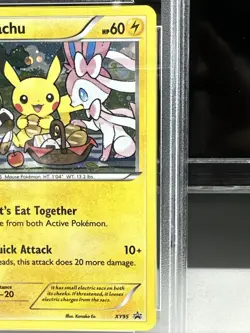 2016 Pokemon XY Breakpoint Blister Black Star Promo Pikachu XY95 PSA 10 Gem Mint - Image 2