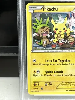 2016 Pokemon XY Breakpoint Blister Black Star Promo Pikachu XY95 PSA 10 Gem Mint - Image 3