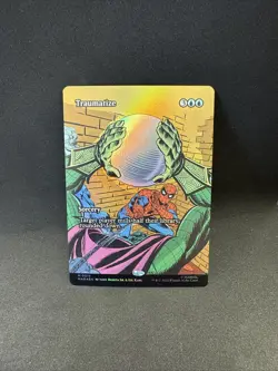 Traumatize - 0015 - M - Borderless - Foil - Marvel's Spider-Man - MTG - NM/M - Image 1