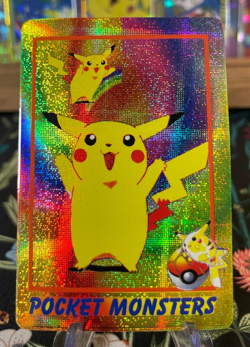 ⚡1998 Pocket Monster Anime Collection Vending Sticker #83 Pikachu⚡ - Image 1