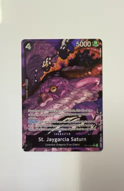 St. Jaygarcia Saturn Alt Art OP13-083 Carrying On His Will One Piece TCG - Image 2