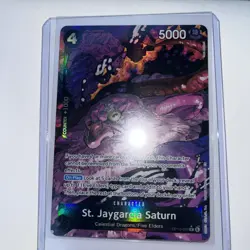 St. Jaygarcia Saturn Alt Art OP13-083 Carrying On His Will One Piece TCG - Image 1