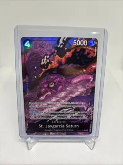 St. Jaygarcia Saturn Alt Art OP13-083 Carrying On His Will One Piece TCG A - Image 1