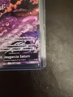 St. Jaygarcia Saturn Alt Art OP13-083 Carrying On His Will One Piece TCG - Image 4