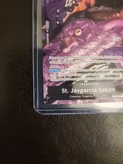 St. Jaygarcia Saturn Alt Art OP13-083 Carrying On His Will One Piece TCG - Image 5