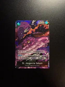St. Jaygarcia Saturn Alt Art OP13-083 Carrying On His Will One Piece TCG (BONUS) - Image 1