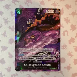 One Piece TCG - St. Jaygarcia Saturn OP13-083 (Alt Art) - Carrying on his Will - Image 1