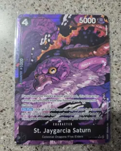 St. Jaygarcia Saturn Alt Art OP13-083 Carrying On His Will One Piece TCG - Image 1