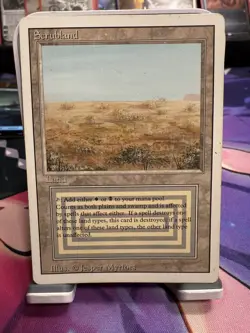 Magic the Gathering Scrubland Revised Edition Dual Land Regular Card - Image 1