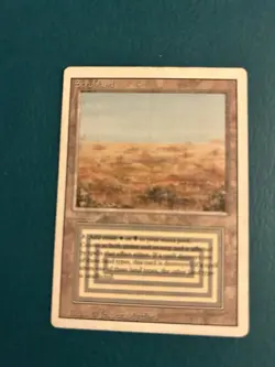 Magic the Gathering Scrubland Revised Edition Dual Land Regular Card Very Rare - Image 1