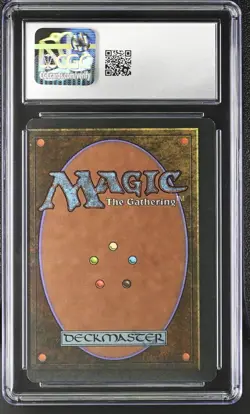 Scrubland Revised GRADED MISCUT ERROR MTG CARD Magic The Gathering Dual Land - Image 3