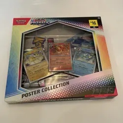 Pokemon Scarlet & Violet Prismatic Evolutions Poster Collection LOT OF 6 SEALED - Image 1
