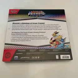 Pokemon Scarlet & Violet Prismatic Evolutions Poster Collection LOT OF 6 SEALED - Image 2