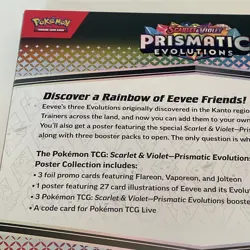 Pokemon Scarlet & Violet Prismatic Evolutions Poster Collection LOT OF 6 SEALED - Image 4